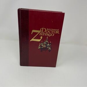 Source Unknown Red and Gold Doctor Zhivago Hardcover Art Book